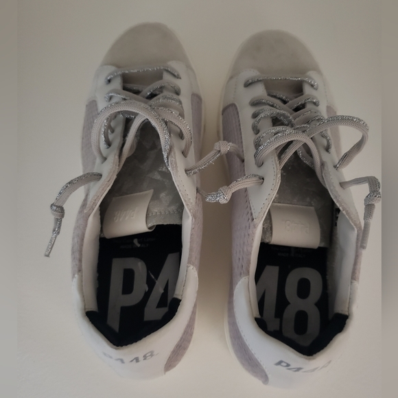 New P448 Thea Low Top Platform Sneakers - Picture 5 of 11
